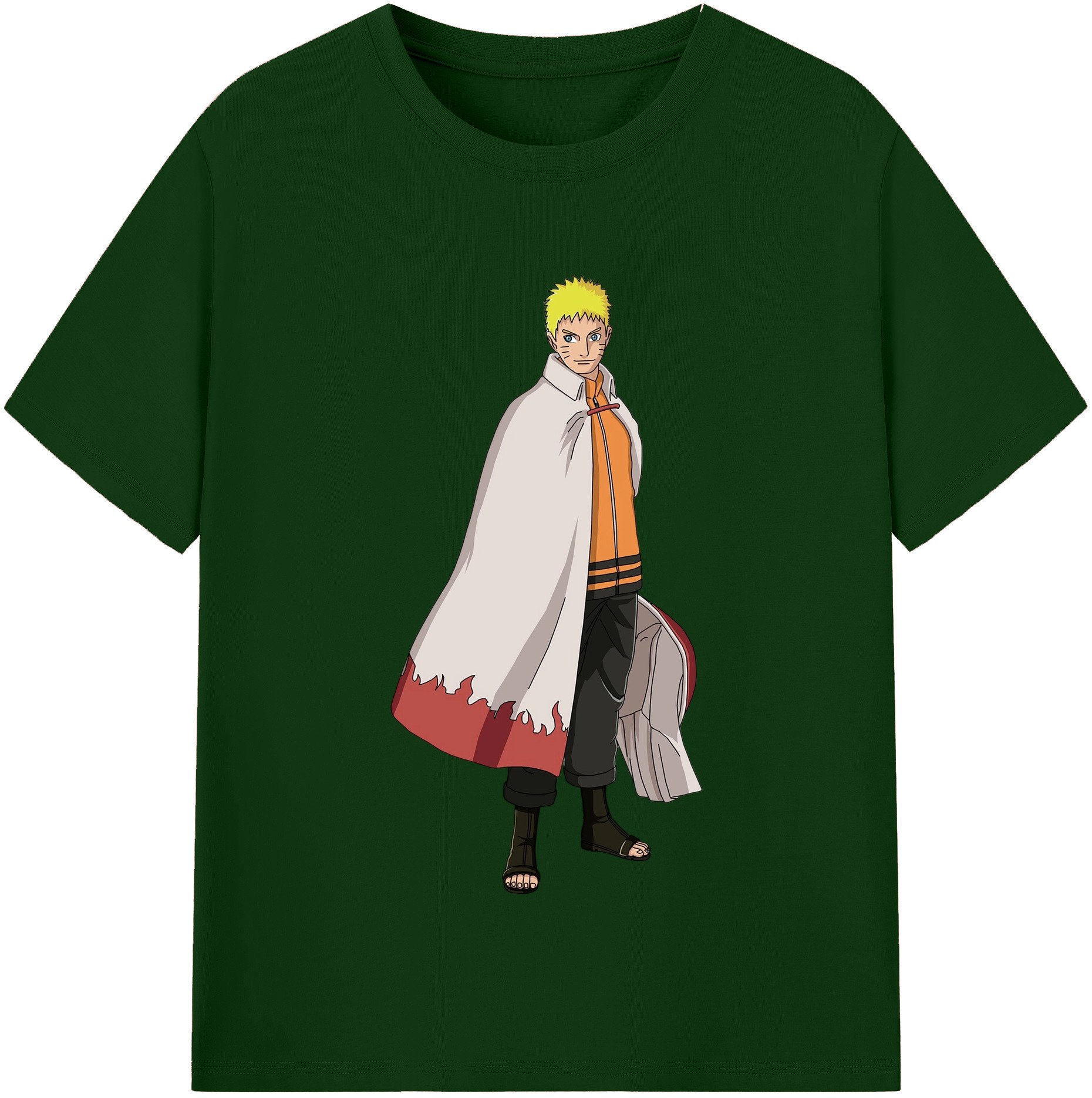 （画像用） NARUTO -ナルト- うずまき ナルト Uzumaki Naruto 綿100％半袖Tシャツ（フロントプリント）